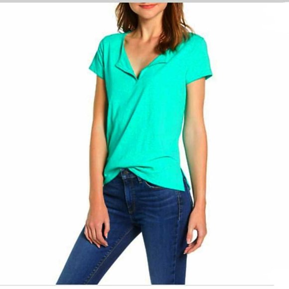 J. Crew Tops - J. Crew Split Neck Slub T Shirt NWT